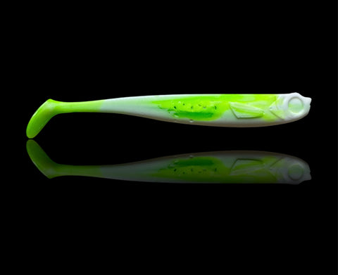 Attacko 11 cm <br/>Weiß / Chartreuse / Weiß