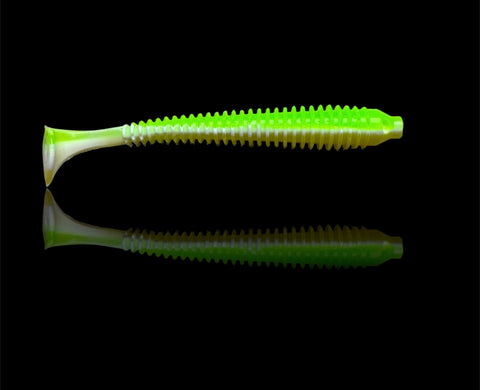 Attacko 10 cm <br/>Chartreuse / Weiß / Gelb