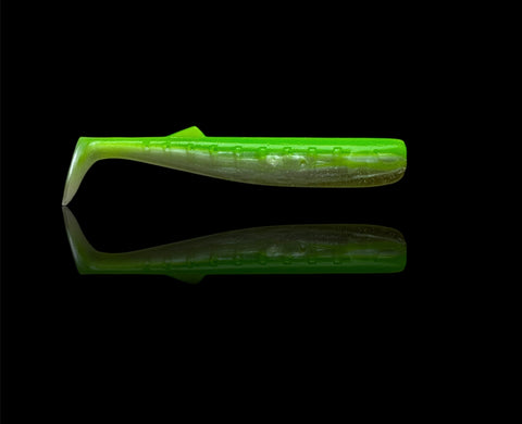 Attacko 6,5 cm <br/>Chartreuse / Perlmutt/ Silber