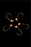 Haken mit Tungstenperlen #6