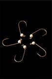 Haken mit Tungstenperlen #6